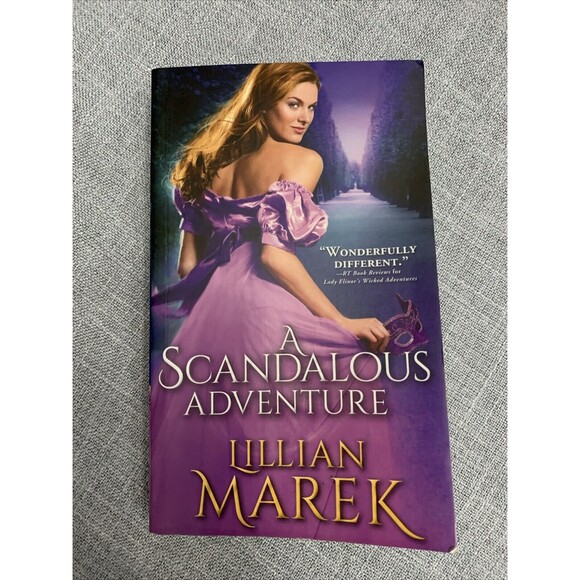 Scandalous Adventure by Lillian Marek Romance Novel Book - Picture 1 of 3